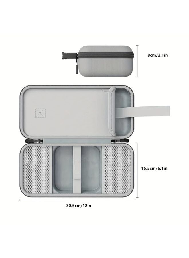 Black Hard Shell Protective Case For Apple Mac Mini M4 With Keyboard Mouse Slots - Image 4